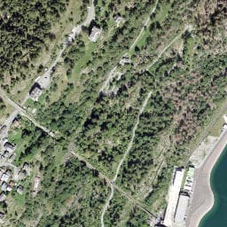 Vue satellite de La Casita à Vallorcine