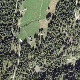 Vue satellite de Cabane du Bisse des Ravines à Vallorcine