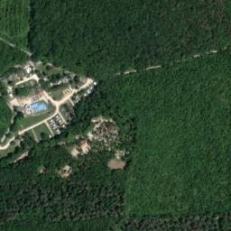 Vue satellite de Camping Le Lizot à Contré