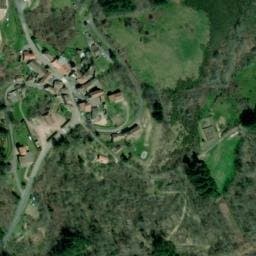 Vue satellite de Aire de camping-car à Arcon à Arcon