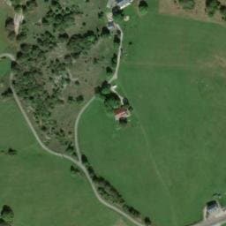 Vue satellite de Aire naturelle de camping Les Plans d'Hotonnes à Surjoux-Lhopital