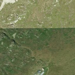 Vue satellite de Refuge de Loriaz à Vallorcine