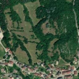 Vue satellite de Gîte d'étape l'Esperance à Musièges