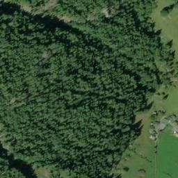 Vue satellite de Fontaine du Crot à Vallorcine