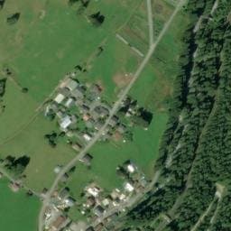 Vue satellite de Fontaine du Siseray à Vallorcine
