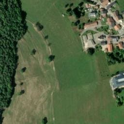 Vue satellite de Les Thuyas à Izenave