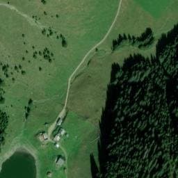 Vue satellite de Refuge du lac de Gers à Arâches-la-Frasse