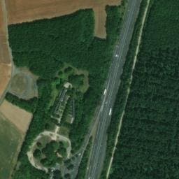 Vue satellite de Aire de Lozay à Courant
