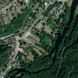 Vue satellite de Camping de la Sioule à Saint-Angel