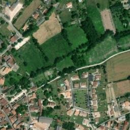 Vue satellite de Aire de Camping-cars - Aulnay-de-Saintonge à Paillé