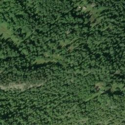 Vue satellite de Fontaine sur le Rocher à Vallorcine