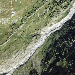 Vue satellite de Chalet des Grands-Dessus à Vallorcine