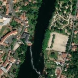 Vue satellite de Les Ribières à Confolens