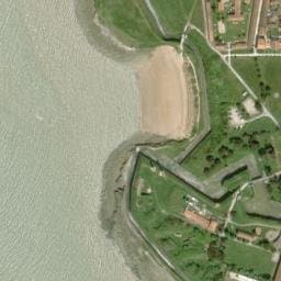 Vue satellite de Camping du Fort de la Rade à Île-d'Aix