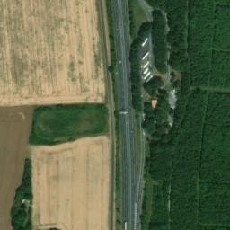 Vue satellite de Aire de La Benâte à Antezant-la-Chapelle