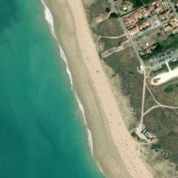 Vue satellite de Parking plage des Huttes à Saint-Denis-d'Oléron