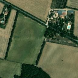 Vue satellite de Le Chassagne à Raix