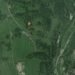 Vue satellite de Camping Les Marronniers à Glières-Val-de-Borne
