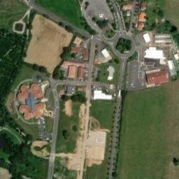 Vue satellite de Aire de camping-car de Confolens à Confolens