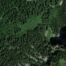 Vue satellite de Fontaine du chamois à Saint-Sixt