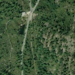 Vue satellite de Fontaine du col des Montets à Vallorcine