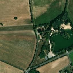 Vue satellite de Aire de stationnement camping cars Plan d'eau des 3 Fontaines à Empuré