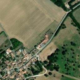 Vue satellite de Parking Place de Notre Dame en  L'Isle à La Brée-les-Bains