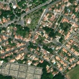 Vue satellite de Aire de camping-car à Fouras à Fouras