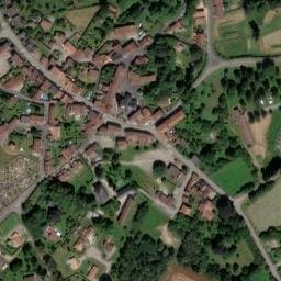 Vue satellite de Camping municipal de Cieux à Cieux