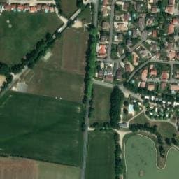 Vue satellite de Camping l'Oasis des Dombes à Saint-Jean-de-Thurigneux