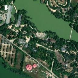 Vue satellite de Parc des oiseaux à Lapeyrouse