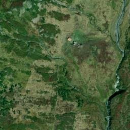 Vue satellite de Chavanne (ou Cabane) de Villy à Servoz