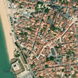 Vue satellite de Parking des Cèdres à Fouras