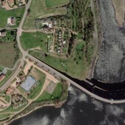 Vue satellite de Aire de camping-car de Villerest à Saint-Cyr-de-Favières