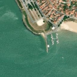Vue satellite de Parking du fort Vauban à Fouras