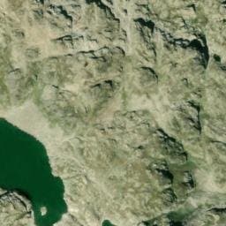 Vue satellite de Refuge du Lac Blanc à Vallorcine
