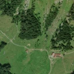 Vue satellite de Refuge de Véran à Magland