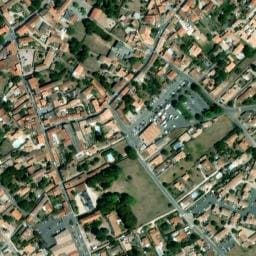 Vue satellite de Parking du Marché à Chéray à Saint-Georges-d'Oléron