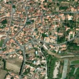 Vue satellite de Parking de Sauzelle à Saint-Georges-d'Oléron
