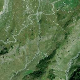 Vue satellite de Abri de la Pierre à l'Ours à Servoz