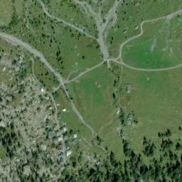 Vue satellite de Fontaine d'Ayères les Pierrières à Passy