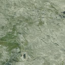 Vue satellite de Refuge de la Pointe Percée ou Gramusset à Le Reposoir