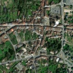 Vue satellite de Aire de camping-car à Mansat-la-Courrière à Mansat-la-Courrière