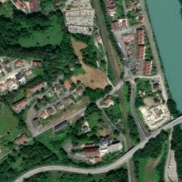 Vue satellite de Aire CAMPING-CAR PARK de Seyssel à Seyssel