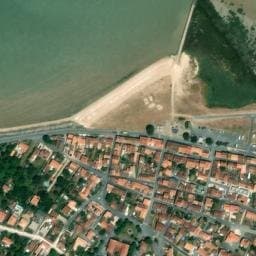 Vue satellite de Parking centre-bourg à Port-des-Barques