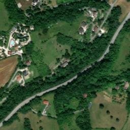 Vue satellite de Camping International à Seyssel