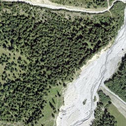 Vue satellite de Abri de l'Ars à Chamonix-Mont-Blanc