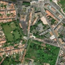 Vue satellite de Parking gare SNCF à Rochefort