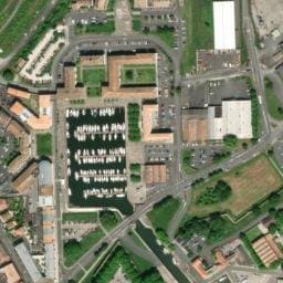 Vue satellite de Parking avenue Dassault à Rochefort