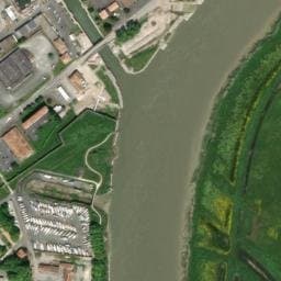 Vue satellite de Aire de Stationnement (Vieille Forme) Rochefort à Vergeroux